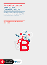 Portada de la Mesura de Govern Barcelona, ciutat de talent